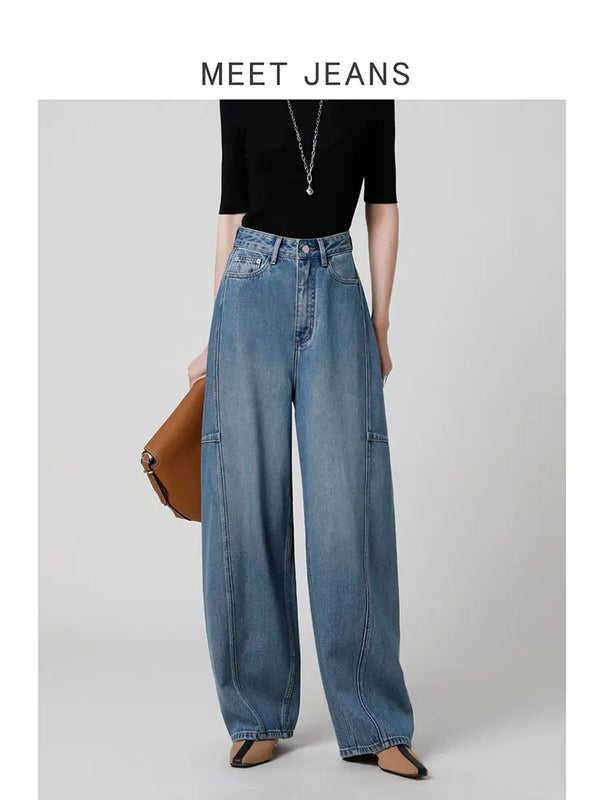 Designer High-Waist Arc Jeans