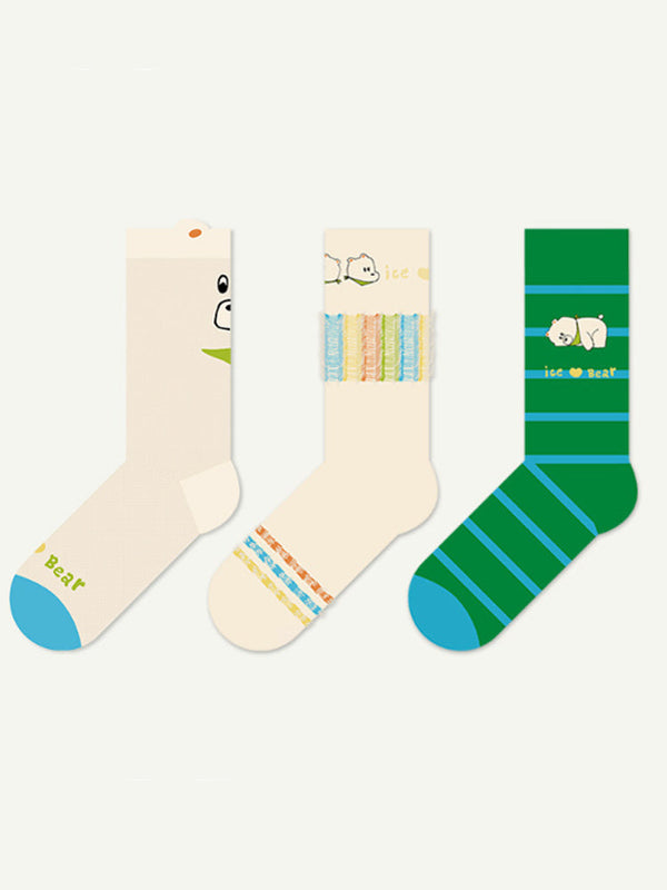 Cute Cartoon Bear Socks