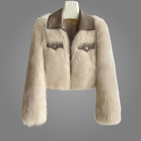 Zafizia Édena Cropped Fur Jacket