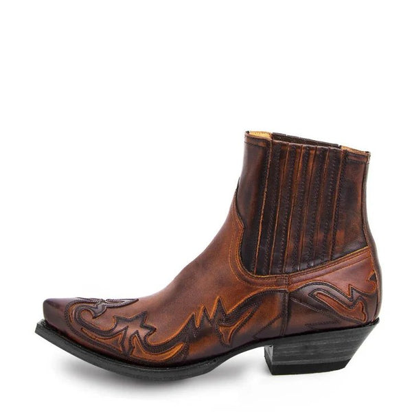 MICCO | Leather Cowboy Boots for Men