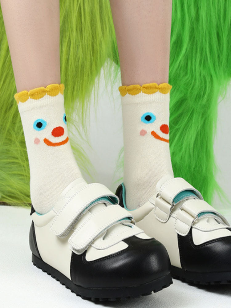 Fun and Cute Cartoon Pattern Cotton Socks