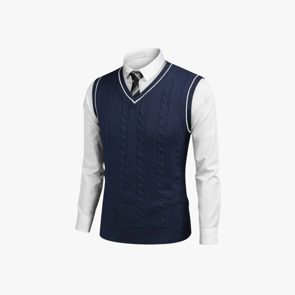 V-Neck Sleeveless Cardigan