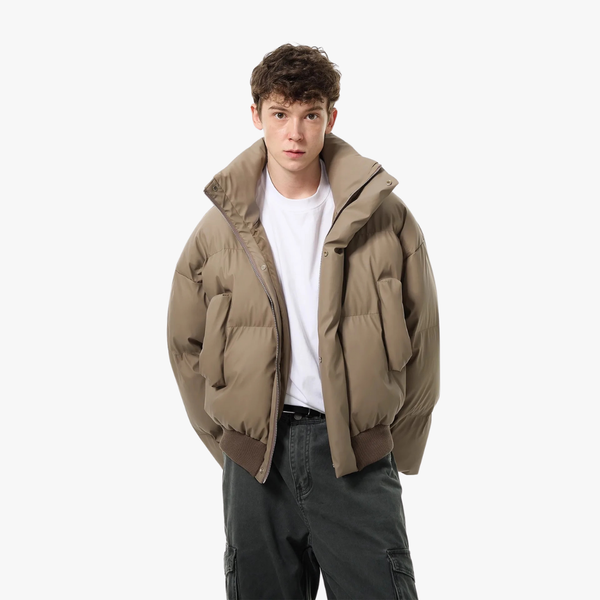 Urban Edge Cropped Puffer Jacket