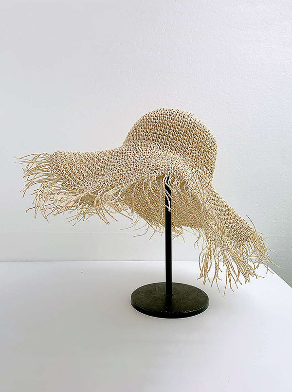 Woven Straw Fisherman Hat