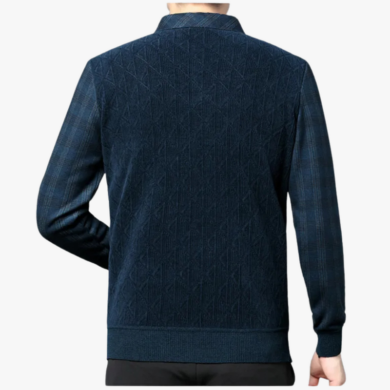 Poloshirt Warm Cardigan