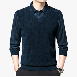 Poloshirt Warm Cardigan