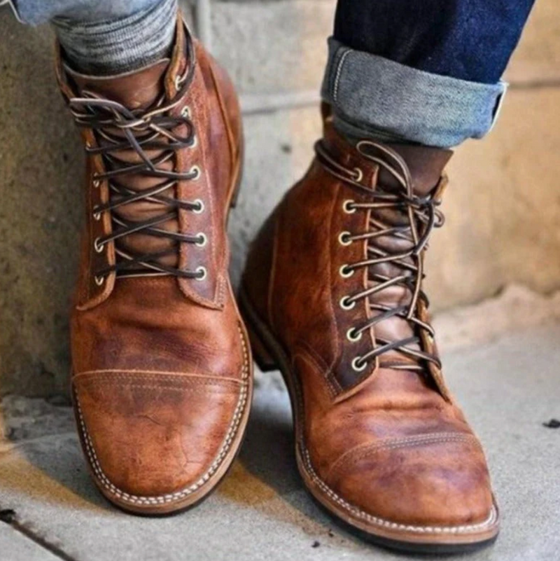 THOMAS | Robust Leather Boots for Men