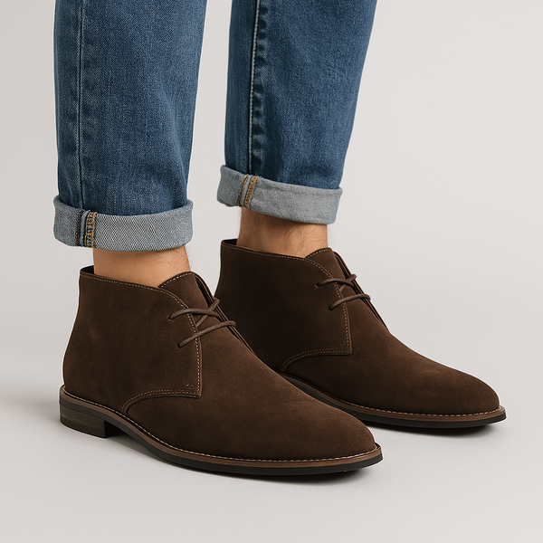 Classic Suede Chukka Boots for Men - Stylish and Comfortable
