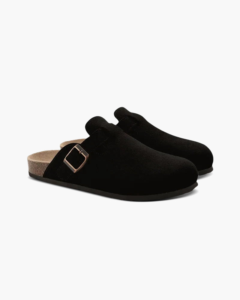 Eleganza Mens Clogs In Suede - Zafizia