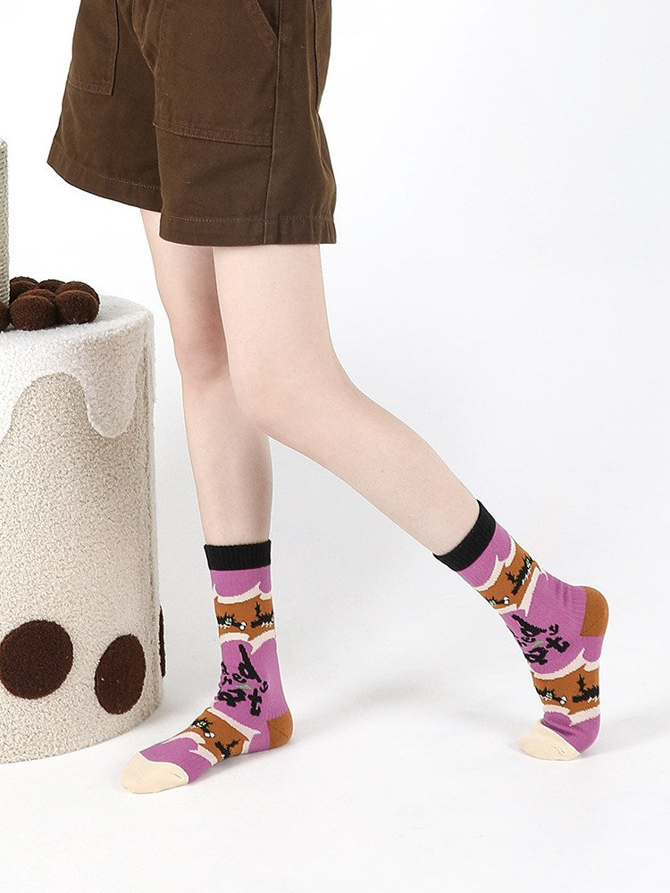 Adorable Cartoon  Cotton Socks-Fluffy Cat