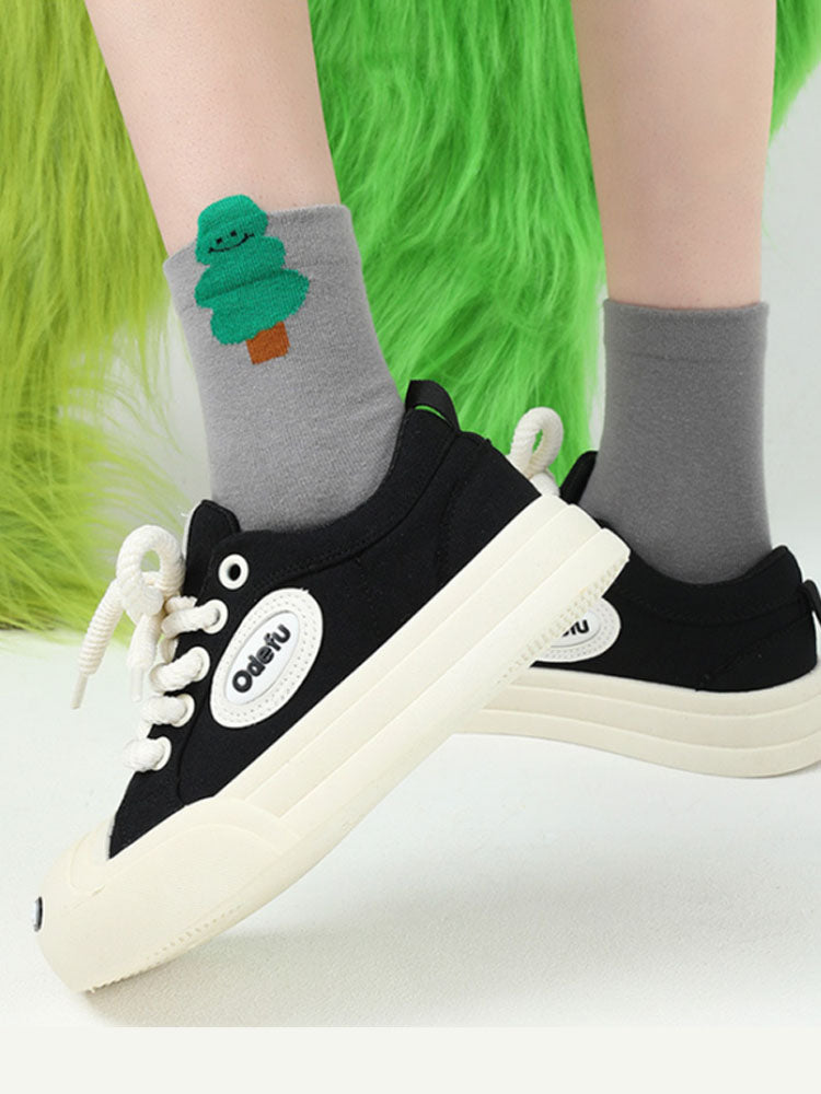 Fun and Cute Cartoon Pattern Cotton Socks