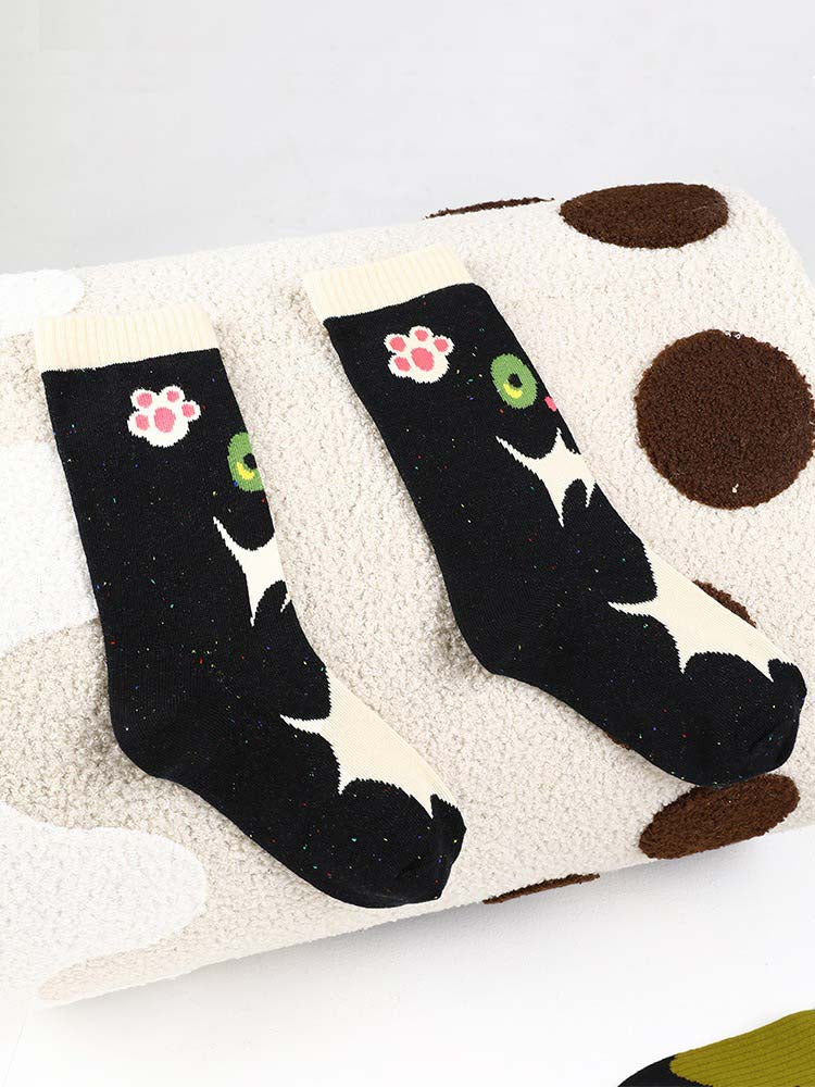 Adorable Cartoon  Cotton Socks-Fluffy Cat