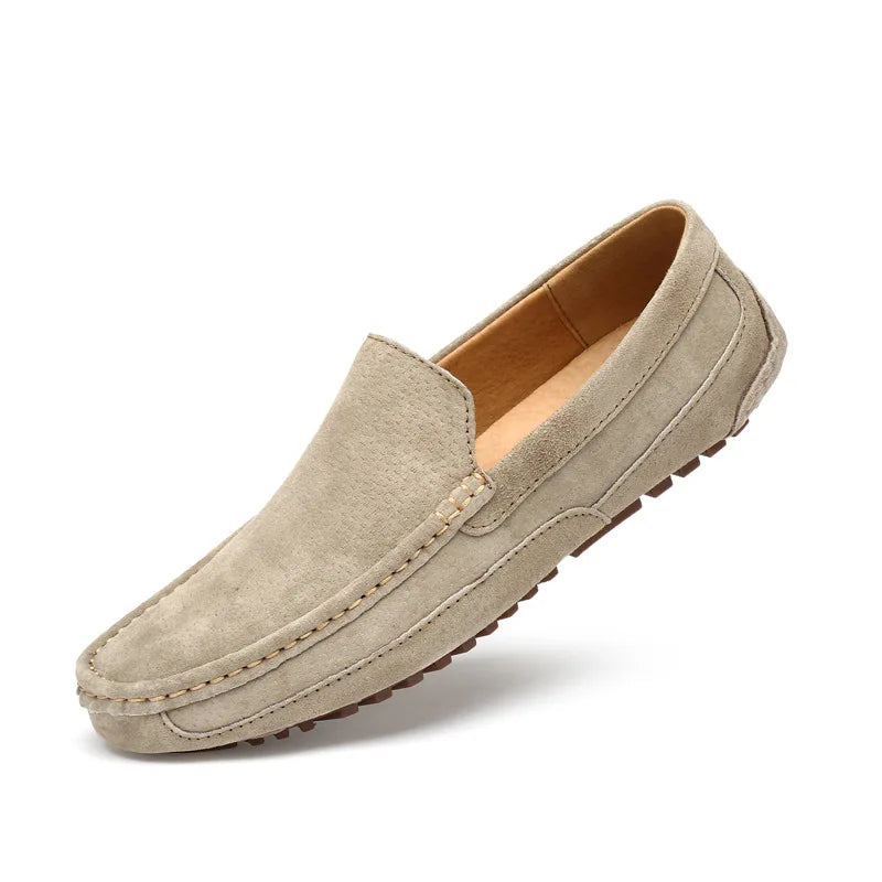 Mens Classic Suede Loafers