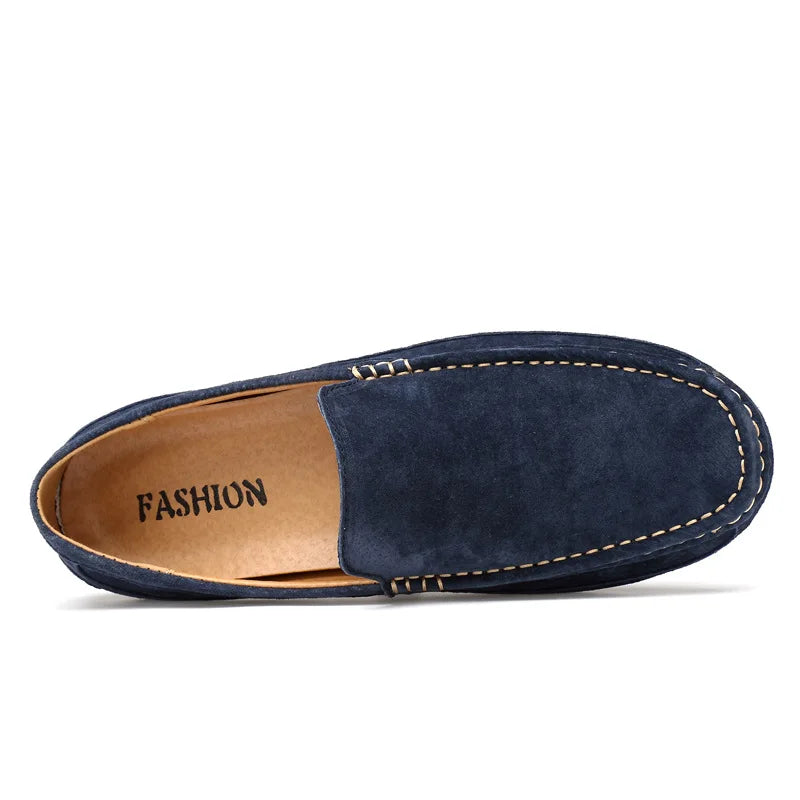 Mens Classic Suede Loafers