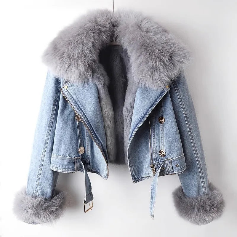 Zafizia Célestine Denim Jacket