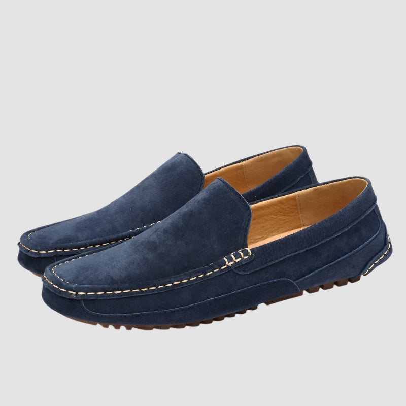 Mens Classic Suede Loafers