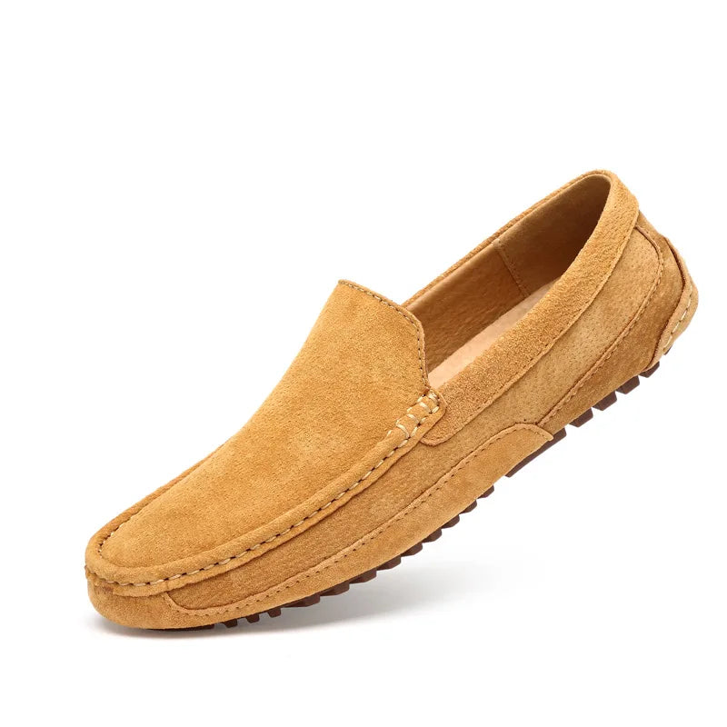 Mens Classic Suede Loafers