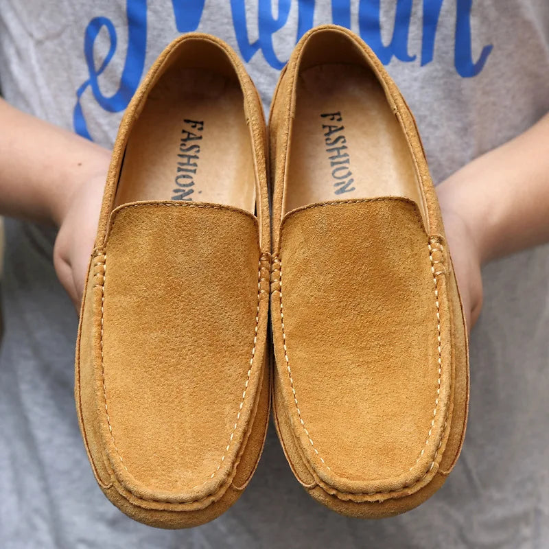 Mens Classic Suede Loafers