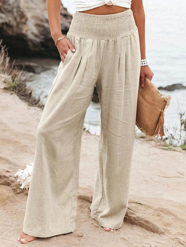 Noen Spring Casual Wide-Leg Pants