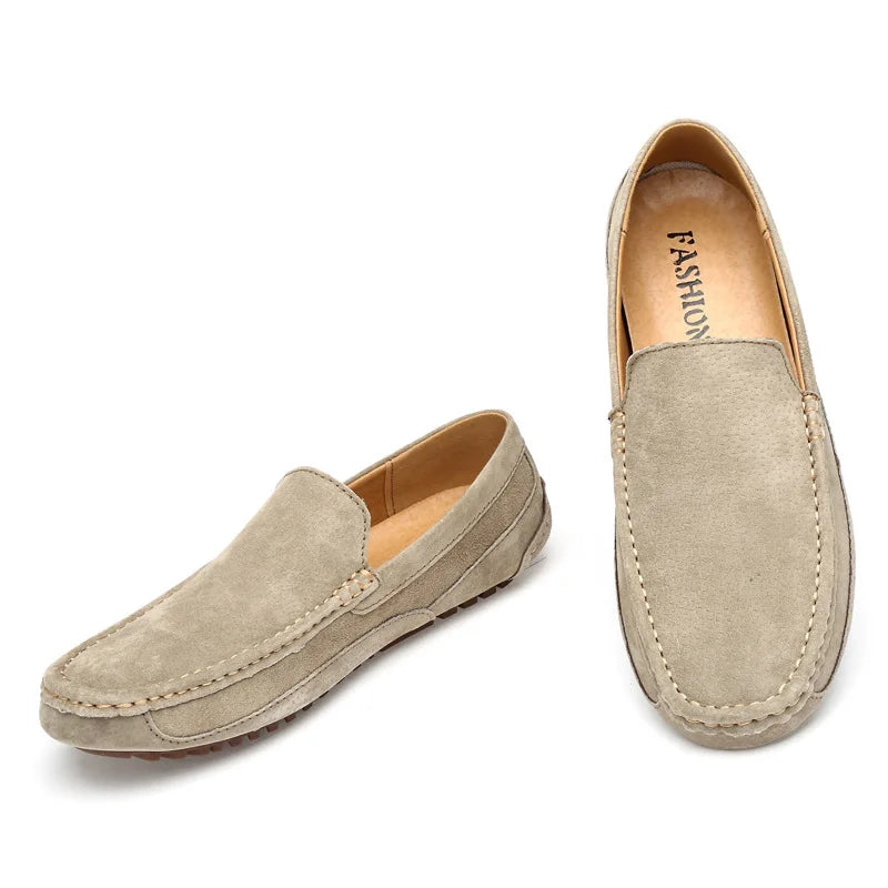 Mens Classic Suede Loafers