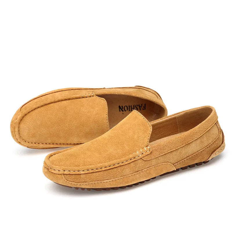 Mens Classic Suede Loafers