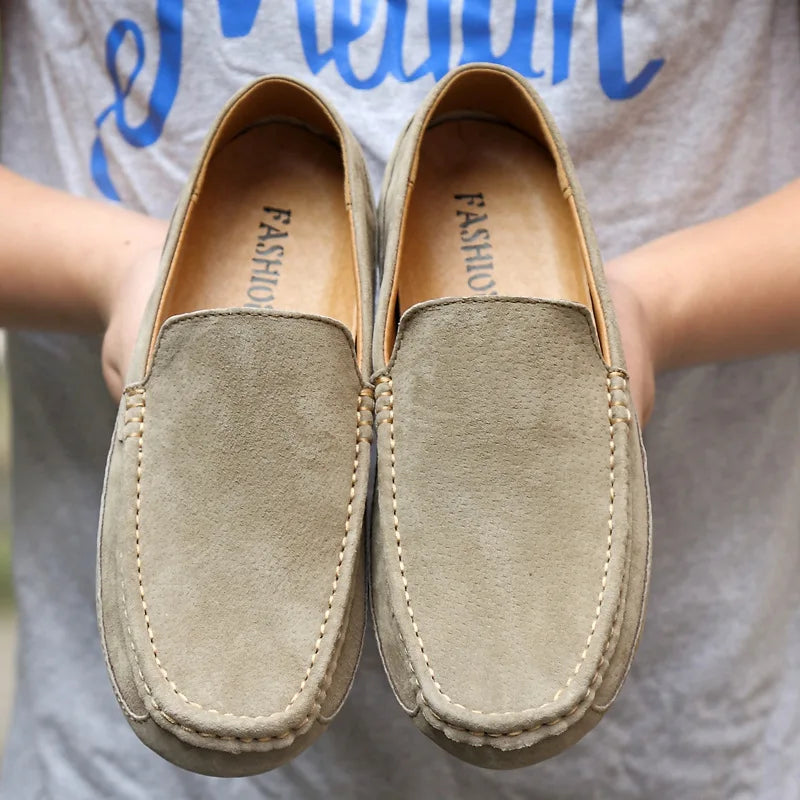 Mens Classic Suede Loafers