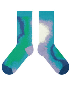 Colorful Gradient Theme Cotton Socks