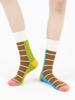 Colorful Striped Cotton Socks