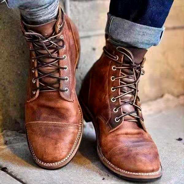 Vintage-Inspired Boots for Men