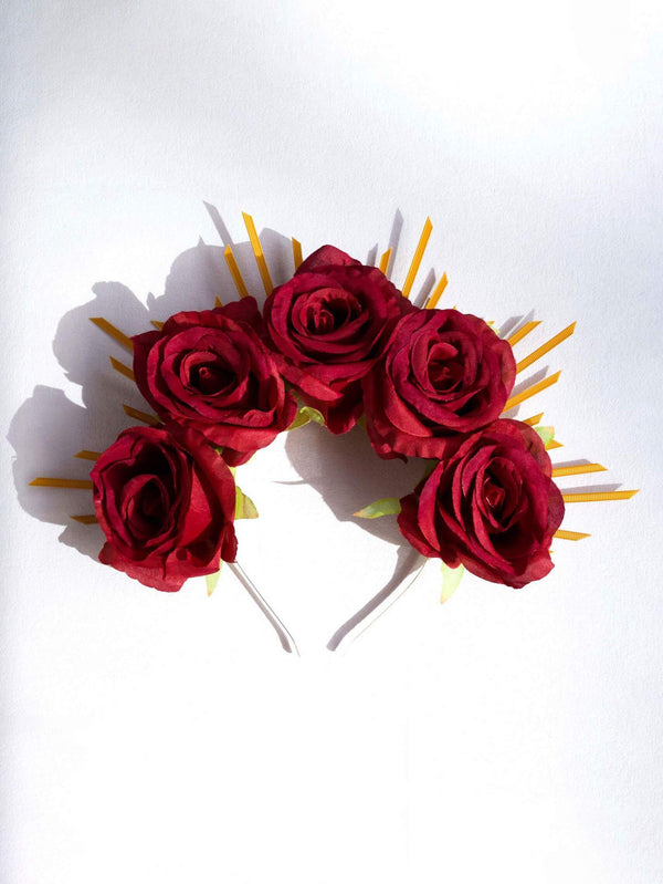 Halloween Rose Headband